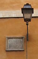 campo fiori plaque